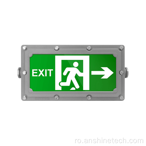 Semn de ieșire cu două părți antiexplozie